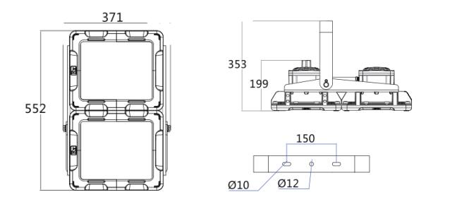 atex explosion proof light Dimensions